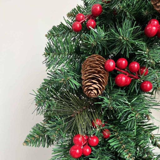 Vánoční dekorace na dveře 60cm, 50 LED 