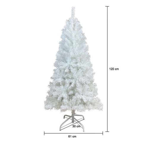Bílý umělý stromek ve více velikostech-120 cm-ový