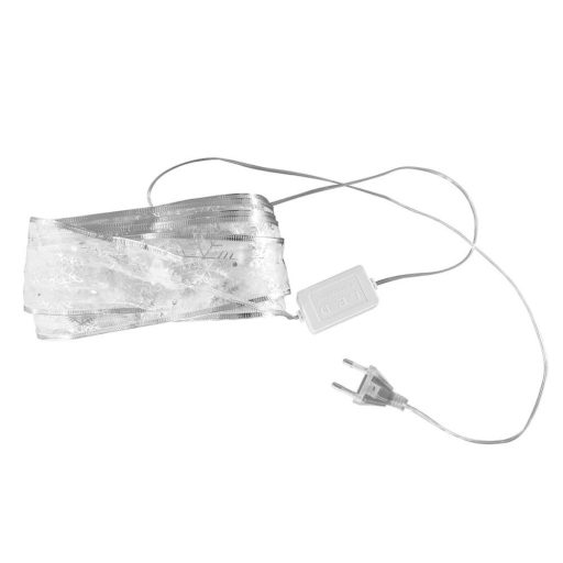 Vánoční páska s 250 LED diodami, stříbrný, 25 m 