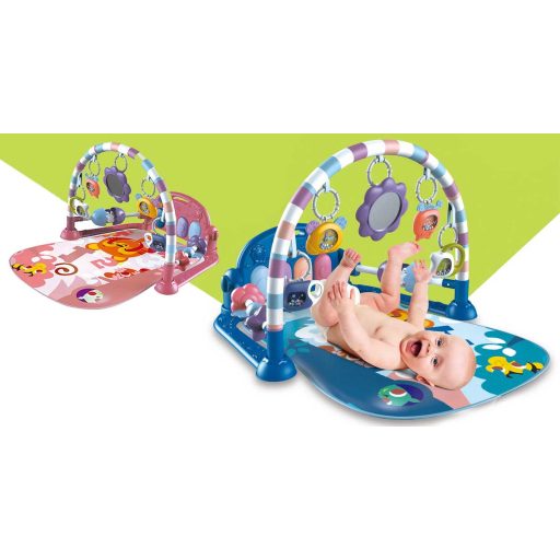 Hrací podložka s klavírem - ve více typech - růžová