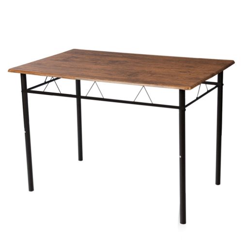 Kovový jídelní stůl se 4 židlemi