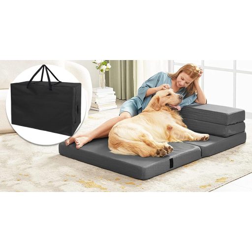 Přenosná skládací matrace, 100*190*10 cm