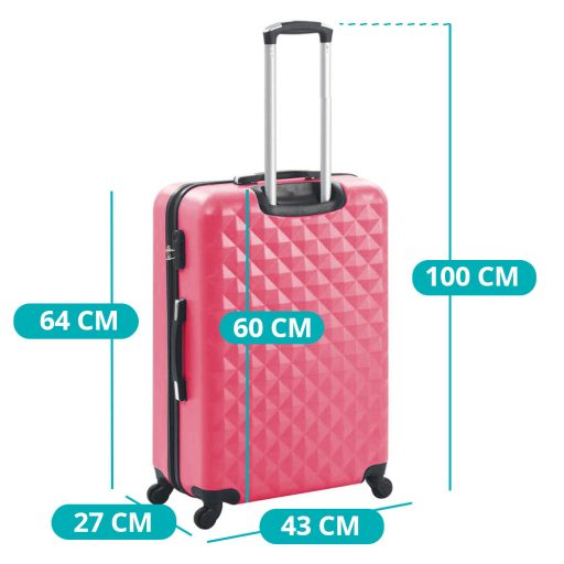 Sada cestovního kufru s kosmetickou taštičkou ve více barvách