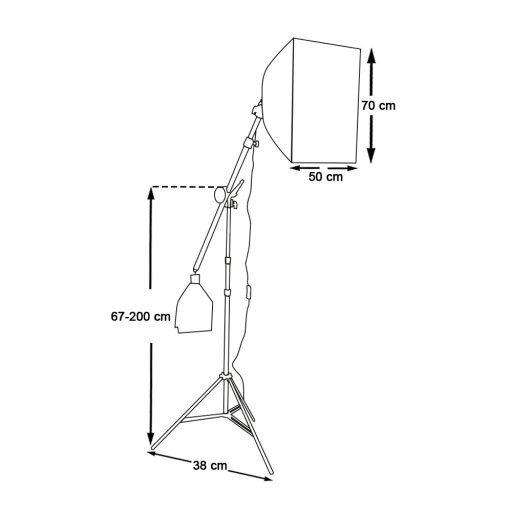 Studiová světla s taškou