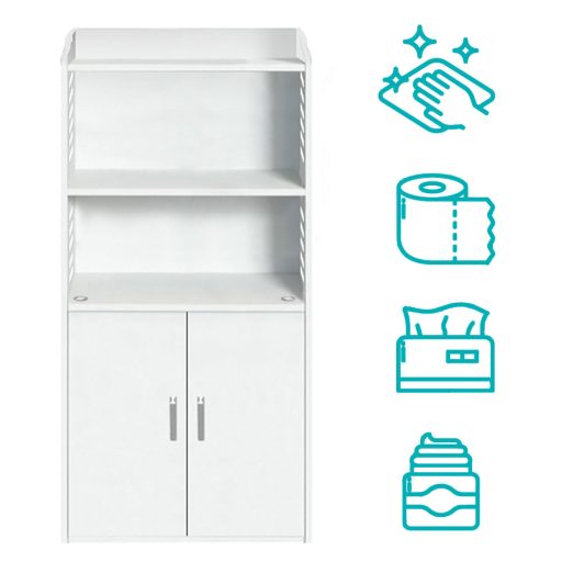 Malá koupelnová skříňka, bílá