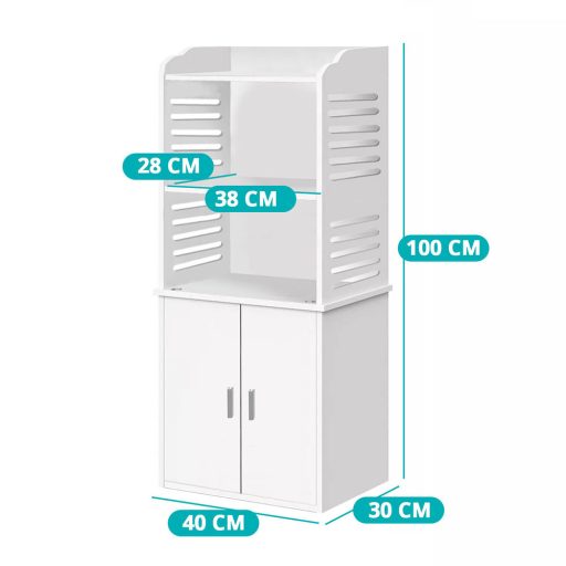 Malá koupelnová skříňka, bílá
