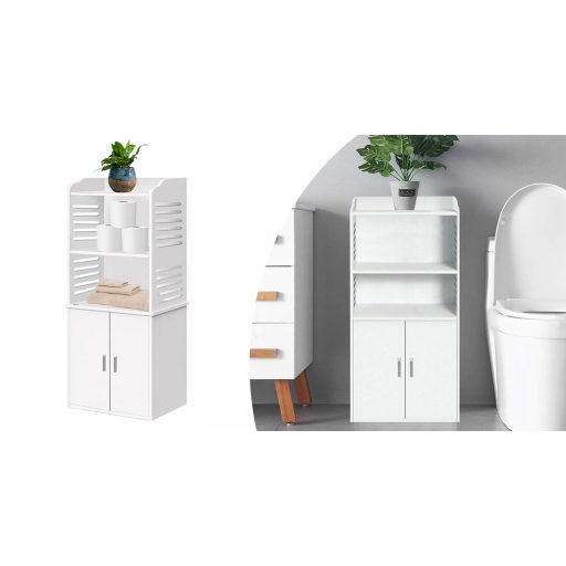 Malá koupelnová skříňka, bílá