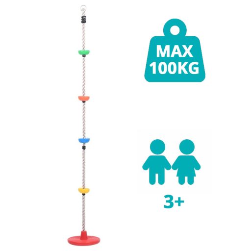 Dětské šplhací lano a houpačka 2 v 1 