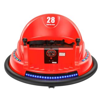   Dětský elektrický dodgem, 6V, s baterií, dálkové ovládání, červený