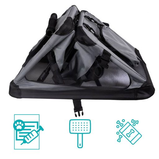 Skládací přepravní taška na zvíře, ve více typech-velikost S