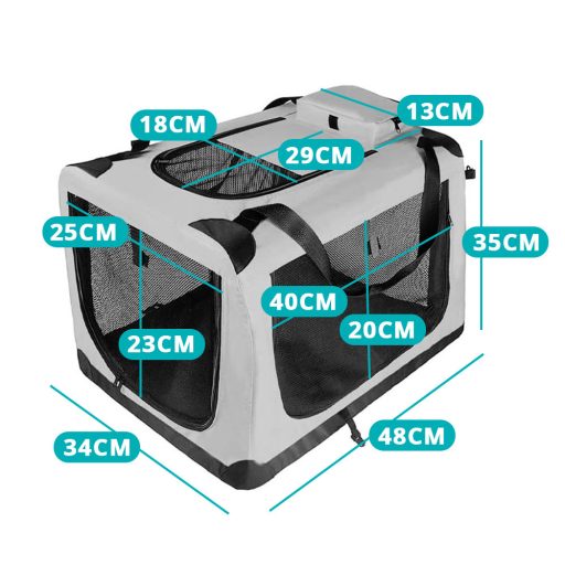 Skládací přepravní taška na zvíře, ve více typech-velikost S