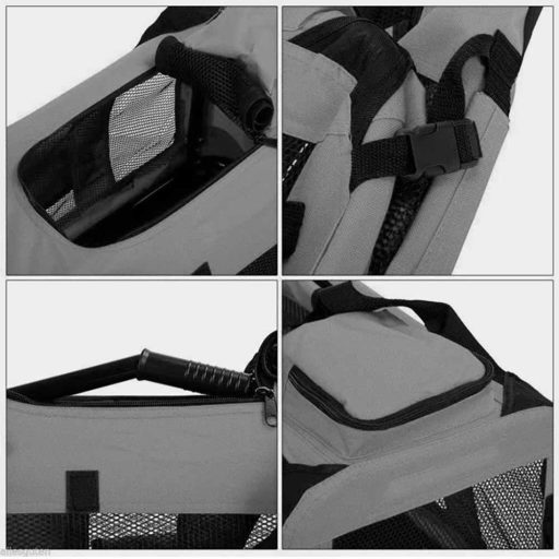 Skládací přepravní taška na zvíře, ve více typech-velikost M