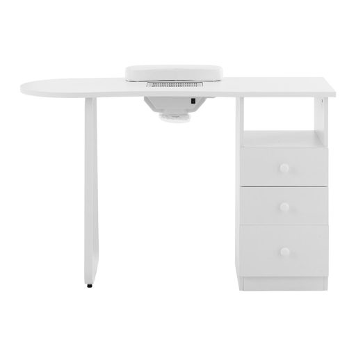 Manikúrní stolek s zabudovaným odsáváním s 3 zásuvkami