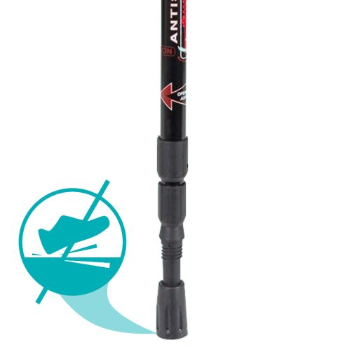 Teleskopická vycházková hůl, 1 pár