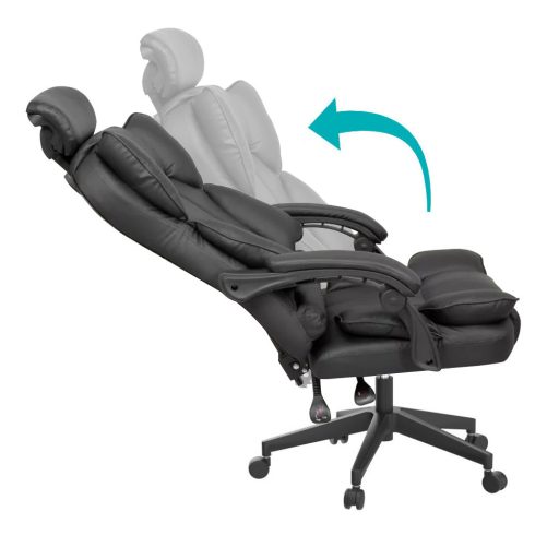 Ředitelská otočná židle LUX, ve více barvách-černá