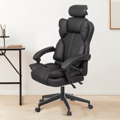 Ředitelská otočná židle LUX, ve více barvách-černá