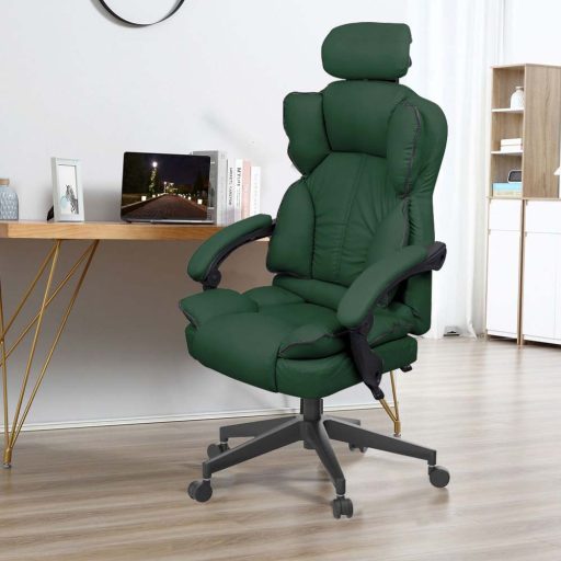 Ředitelská otočná židle LUX, ve více barvách, tmavozelený