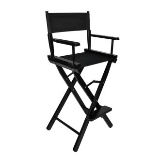 Skládací make-up křeslo s dřevěným rámem