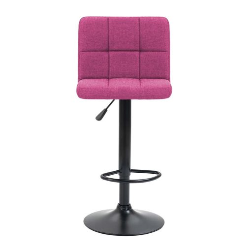 2 látkové barové židle ve více barvách-pink