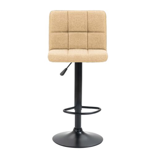 2 látkové barové židle ve více barvách, béžový