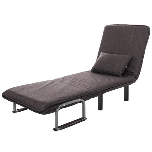 Rozkládací křeslo 2v1 ve více barvách-hnědé