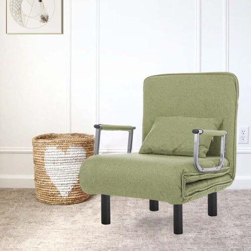 Rozkládací křeslo 2v1 ve více barvách-zelené