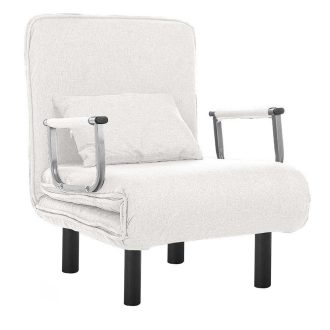 Rozkládací křeslo 2v1 ve více barvách-béžové