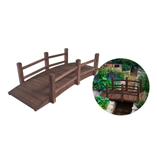 Dřevěný zahradní můstek