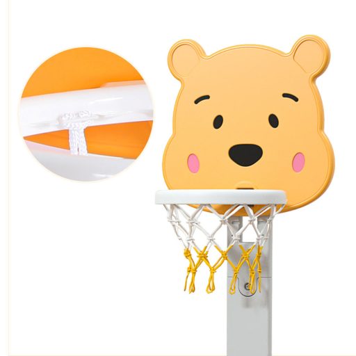 Dětská hrací souprava 4 v 1 s nastavitelnou výškou, oranžovo-žlutá