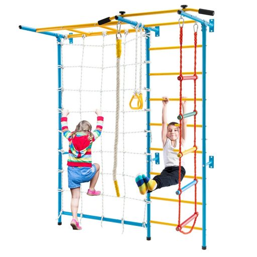 Interiérová lezecká stěna 7 v 1 pro děti