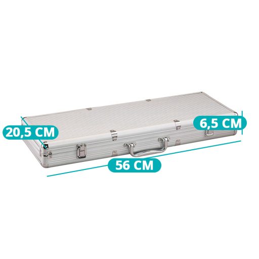 500 dílná pokerová sada v hliníkové tašce