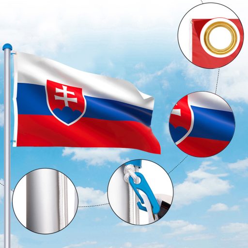 Slovenská vlajka 90x150 cm