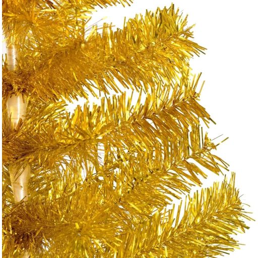 Zlatý umělý vánoční stromek, 120cm 230 větví