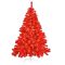 Červený umělý vánoční stromek, 150cm 415 větví