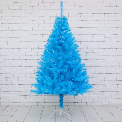Modrý umělý vánoční stromek, 120cm 230 větví