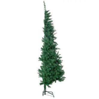 Poloviční umělý vánoční stromek 210cm, 500 větví