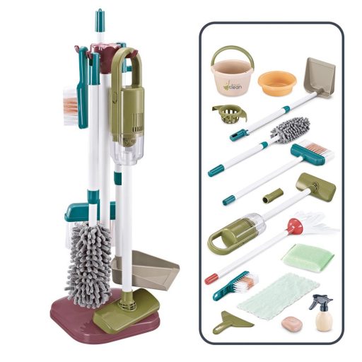 Uklízecí sada pro děti se stacionárním vysavačem