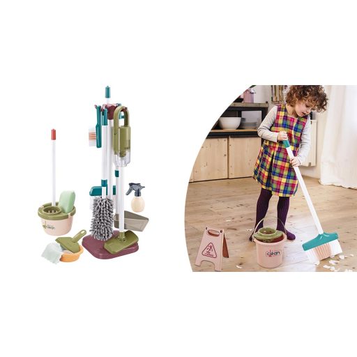 Uklízecí sada pro děti se stacionárním vysavačem