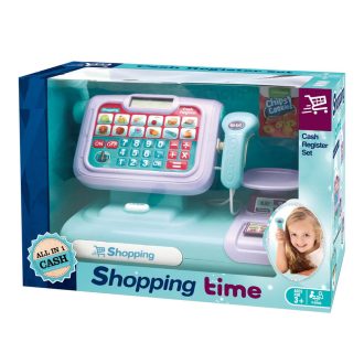 Dětská pokladna ve více barvách, modrofialová