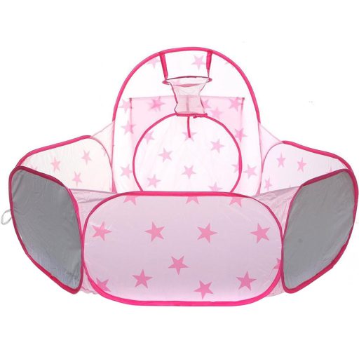 Hrací stan 3 v 1 ve více barvách, růžový