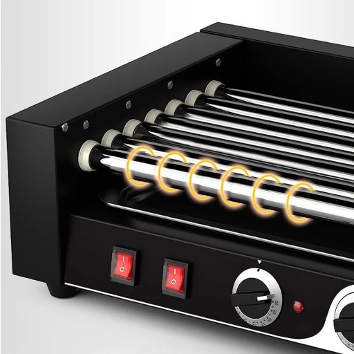 Valcový gril na přípravu a ohřívání HOT DOG párků