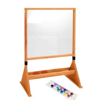   Dvojstranná plexiskicová kreslící tabule pro venkovní i vnitřní použití