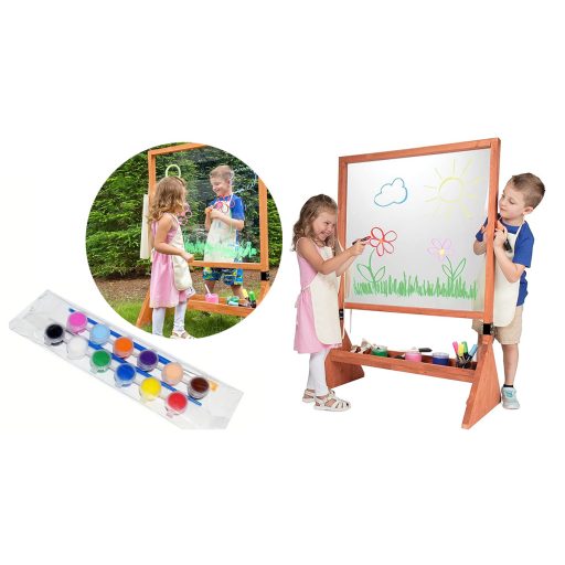 Dvojstranná plexiskicová kreslící tabule pro venkovní i vnitřní použití