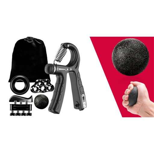 5-dlíná sada na posilování rukou, s počítadlem