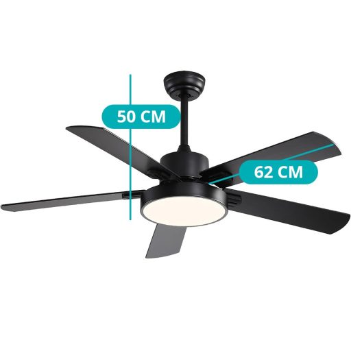 Stropní ventilátor s osvětlením a dálkovým ovládáním