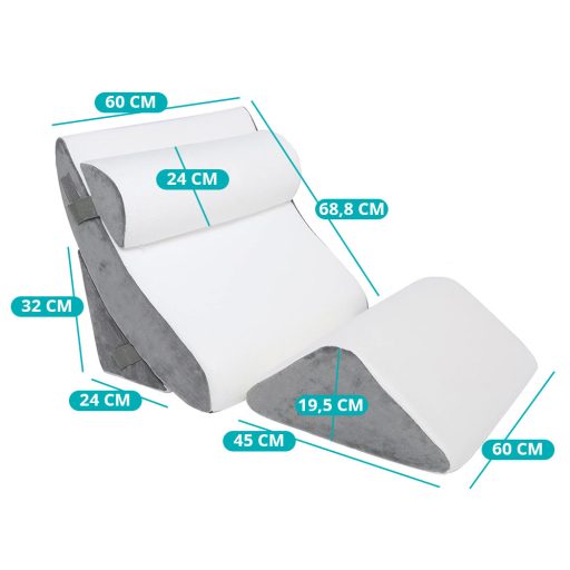 Ortopedická sada zádové, krční a nožní opěrky, 4 díly