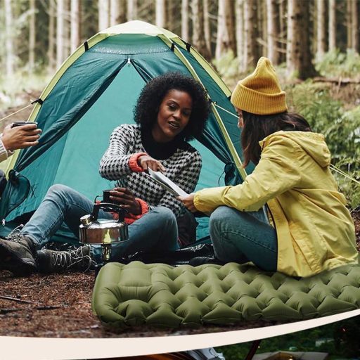 Jednolůžková turistická matrace, zelená