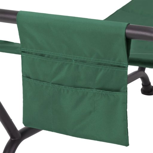 Houpací síť s dvounohým stojanem, tmavě zelená