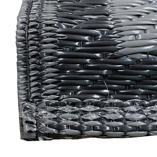 Venkovní koberec, oboustranný, 180x120 cm, šedá