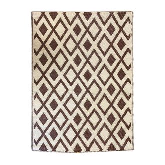 Venkovní koberec, oboustranný, 180x120 cm, hnědá